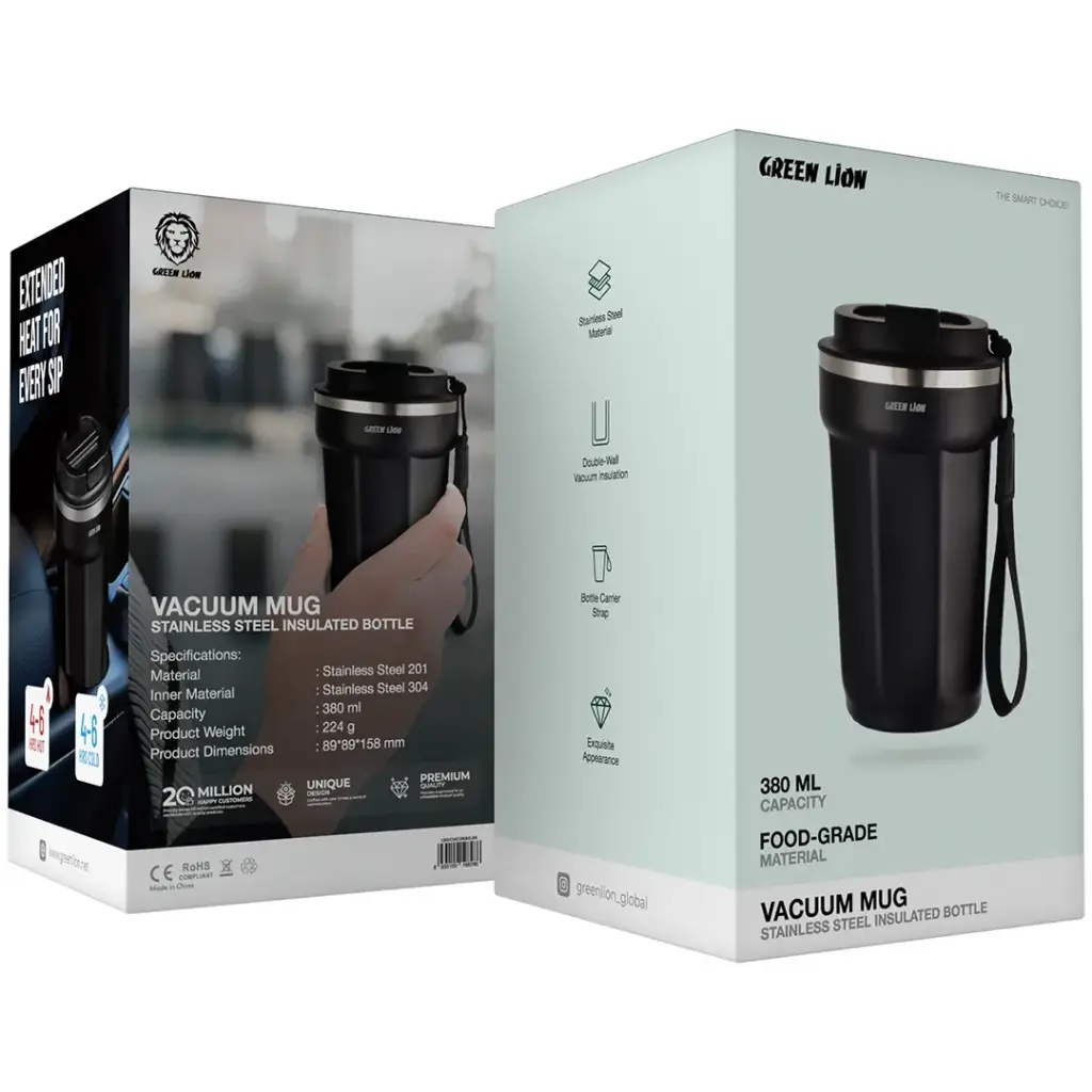 Green Lion Vaccum Mug