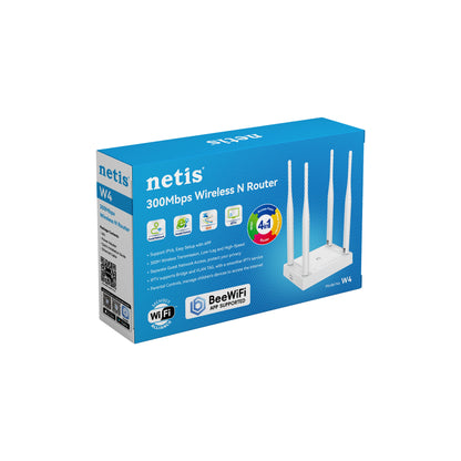 W4
300Mbps Multi-Mode Wireless Router
