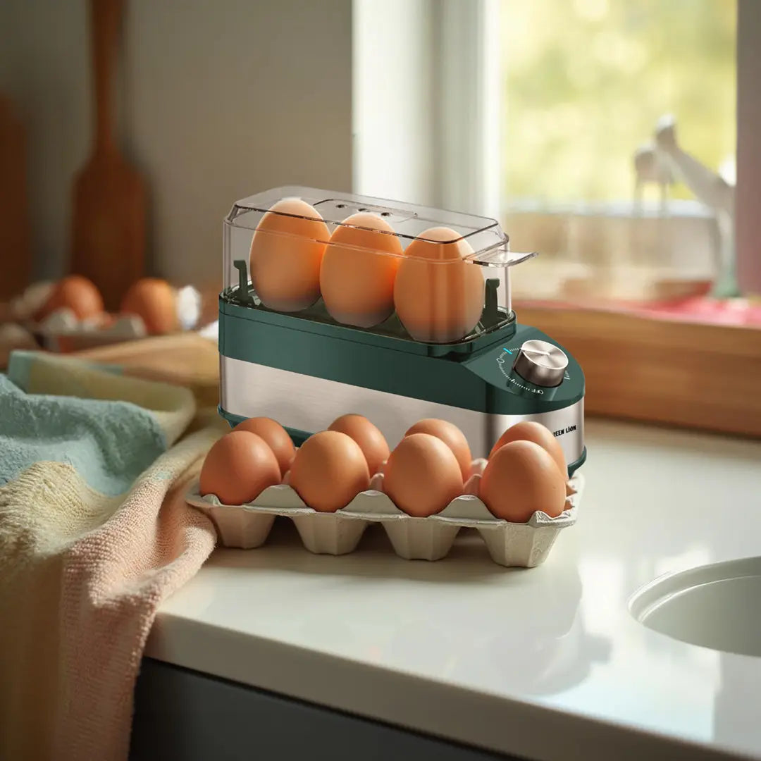 Green Lion Trio Egg Cooker