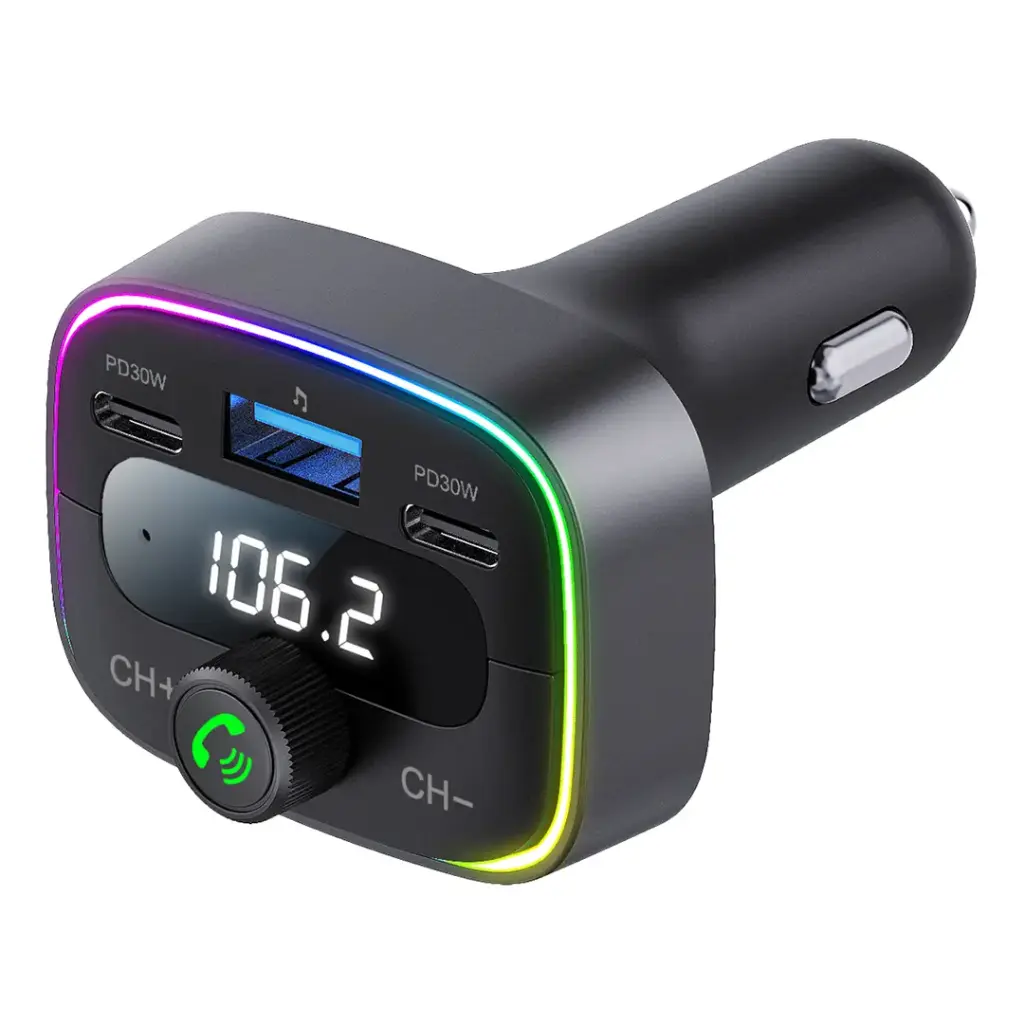 Porodo Smart Car Charger FM Transmitter