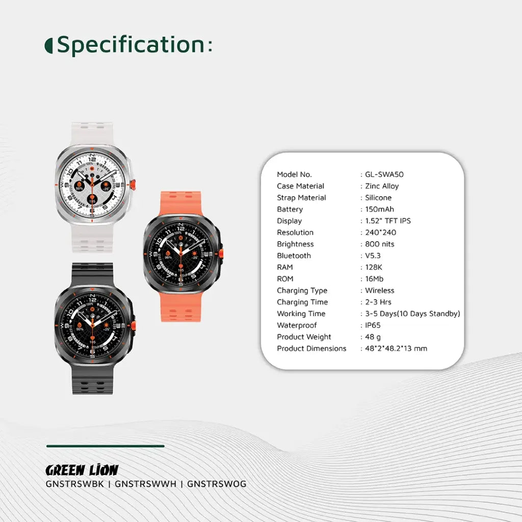Green Lion Strive smart watch