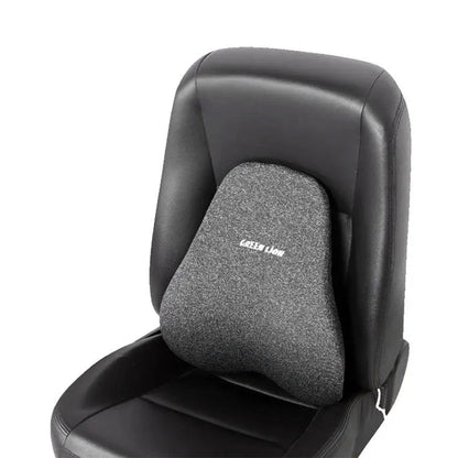 Green Lion Memory Foam Seat Cushion - Black | Orthopedic Support for Back Pain Relief