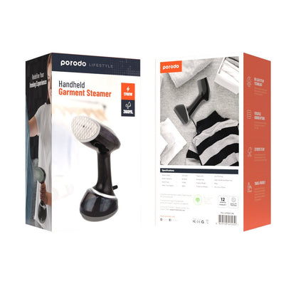 Porodo Lifestyle Handheld Garment Steamer 1700W – Black
