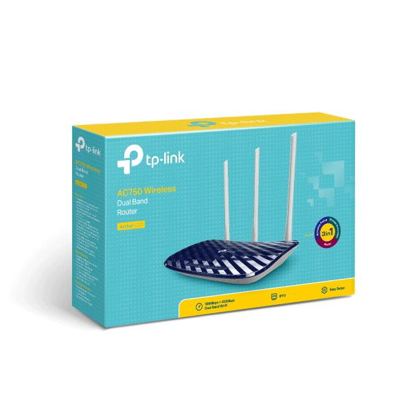 TP-Link Archer C20 AC750 Wireless Dual Band Router