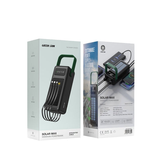 Green Lion Solar Max Power Bank 50.000mah