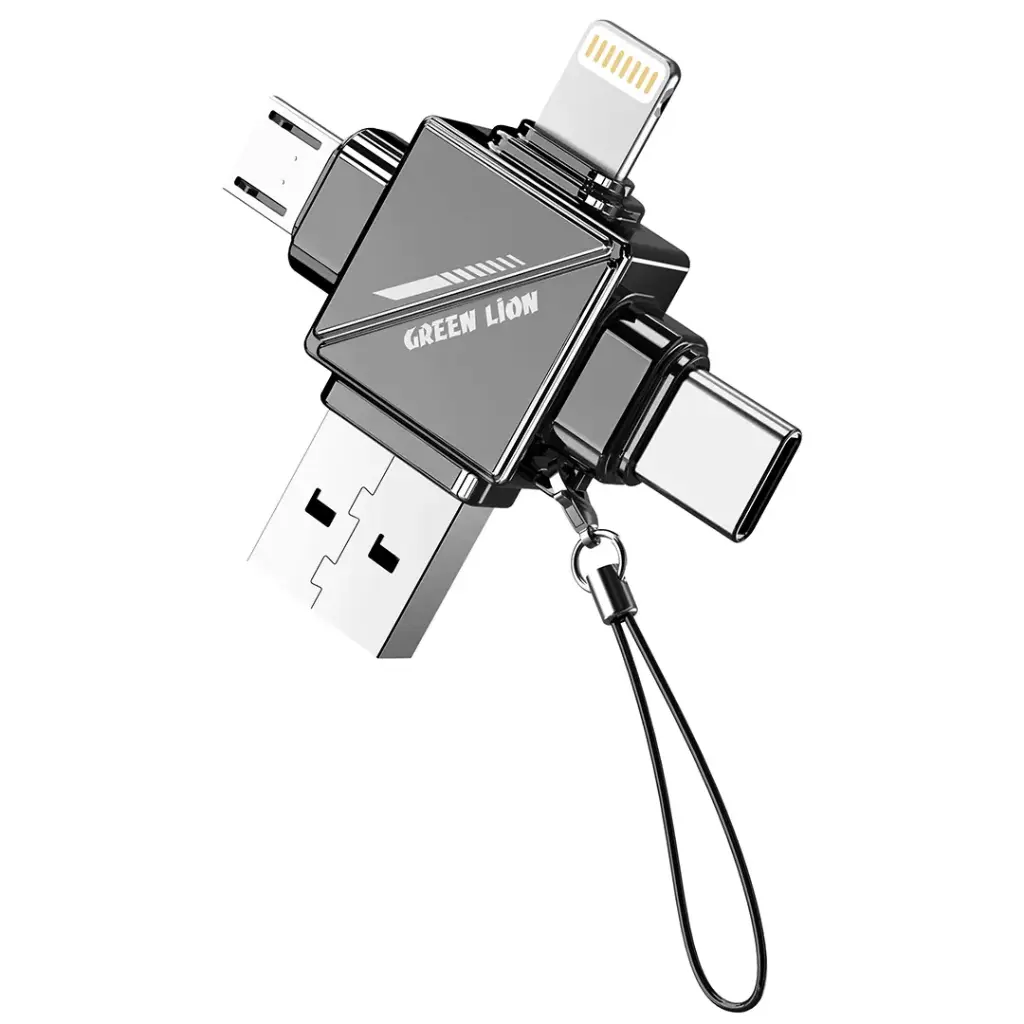 Green Lion 4-in-1 TF Card Reader
