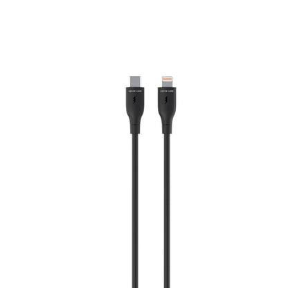 Green Lion USB-C To Lightning PVC Cable - Black