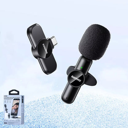Remax K09 Ryusic Series One-to-One Live Stream Wireless Microphone- lighteng