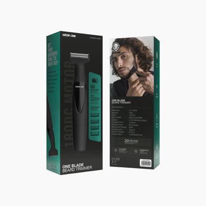 Green Lion One Blade Trimmer with 4 Comb Guards