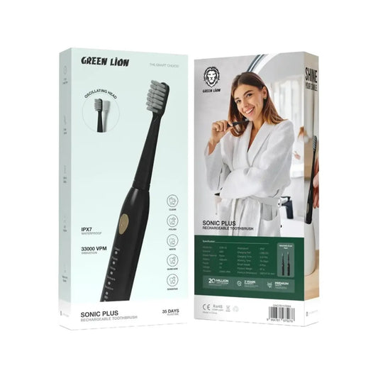 Green Lion Sonic Plus Rechargeable Toothbrush