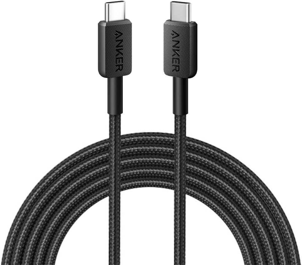 Anker 322 USB-C to USB-C Cable (3ft Braided) - White