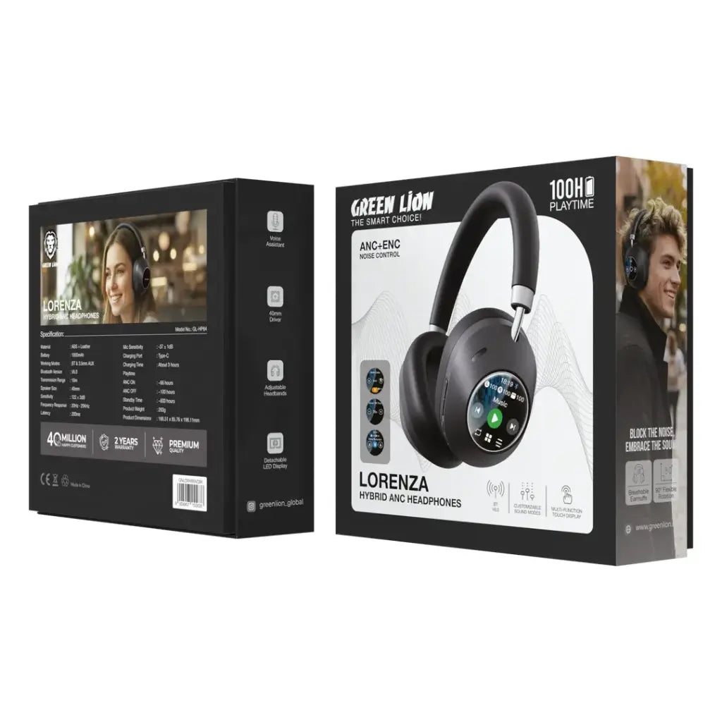 Green Lion Lorenza Hybrid ANC Headphones
