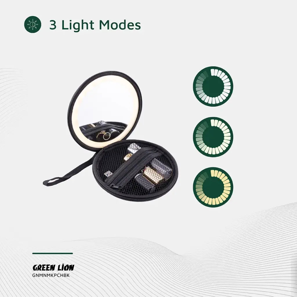 Green Lion Mini Makeup Pouch