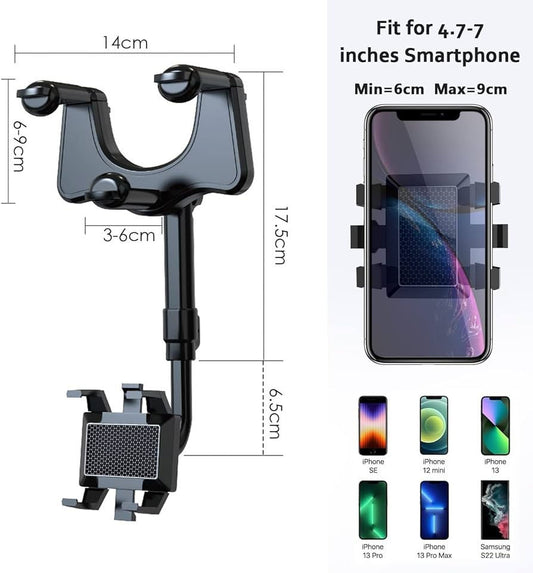 L3T Car Phone Holder Mirror Bracket