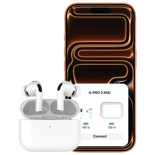 Green Lion Earbuds Pro 3 True Wireless Earbuds - White