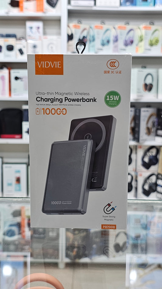 Vidvie 10000mAh Ultra-thin Magnetic Wireless Charging Power Bank