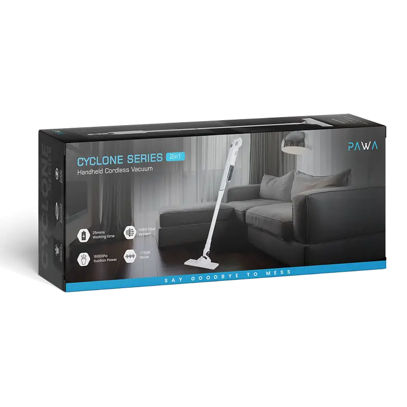 PAWA Handheld Cordless Vacuum - Cyclone Series